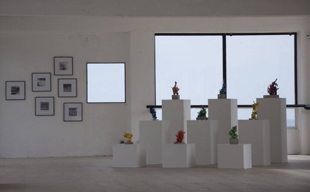 Exhibition at the PTAC - Olivier Felix Isselin / Claire-Emmanuelle Bosse / Sophie Menuet / Fabrice Violante.