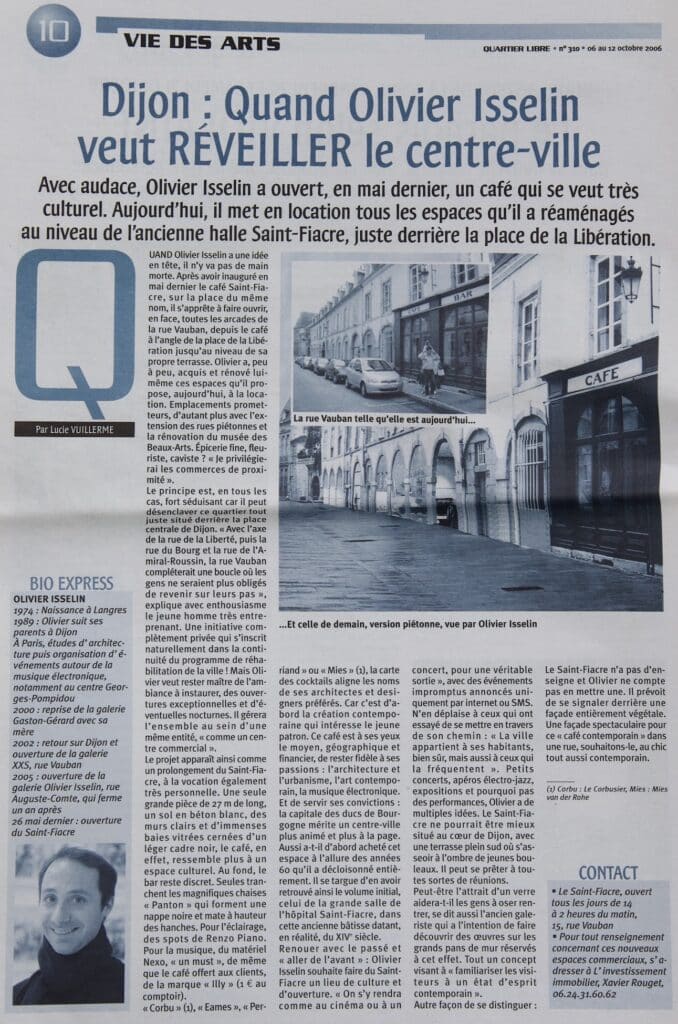 artikel over het Vauban-stratenproject in Dijon