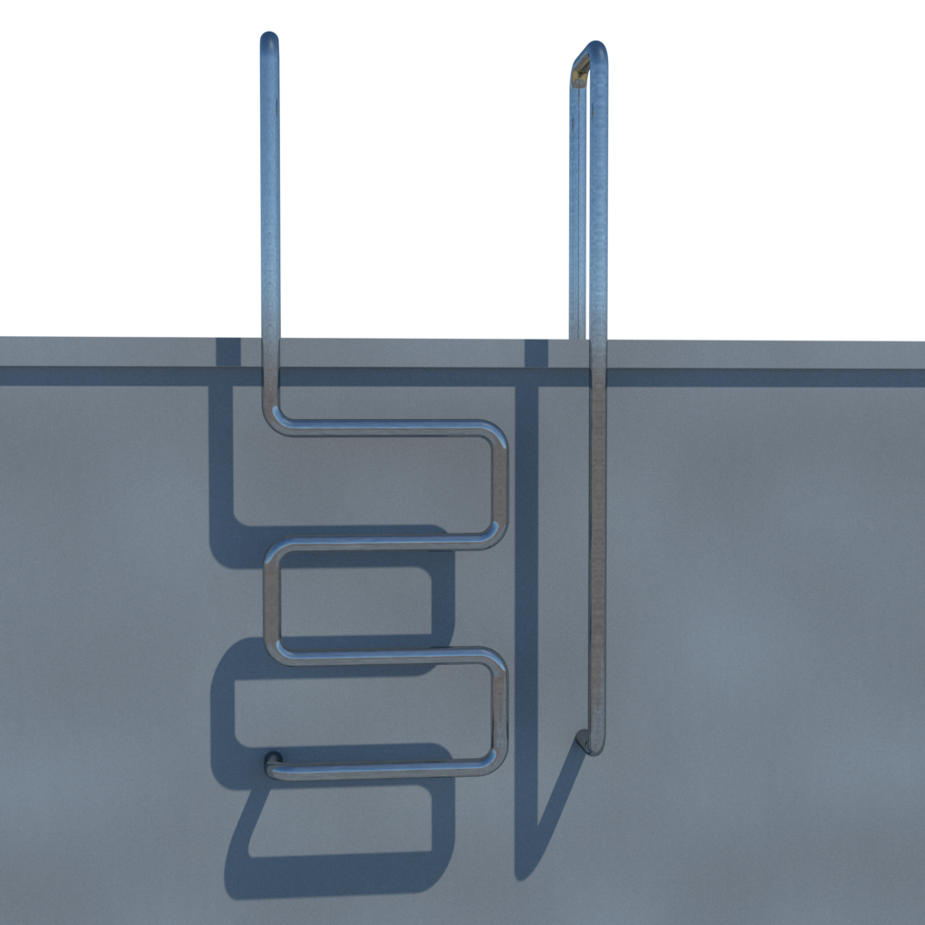 OFI Stainless steel design pool ladder