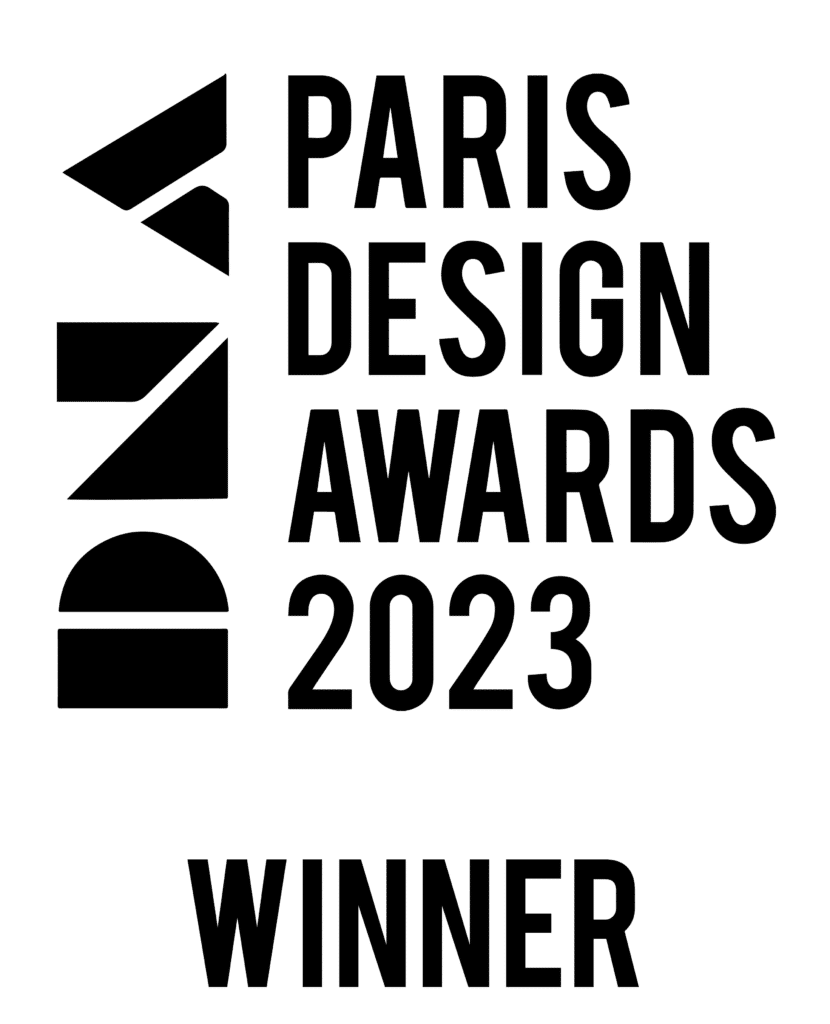 Distintivo del vincitore del Paris Design Awards
